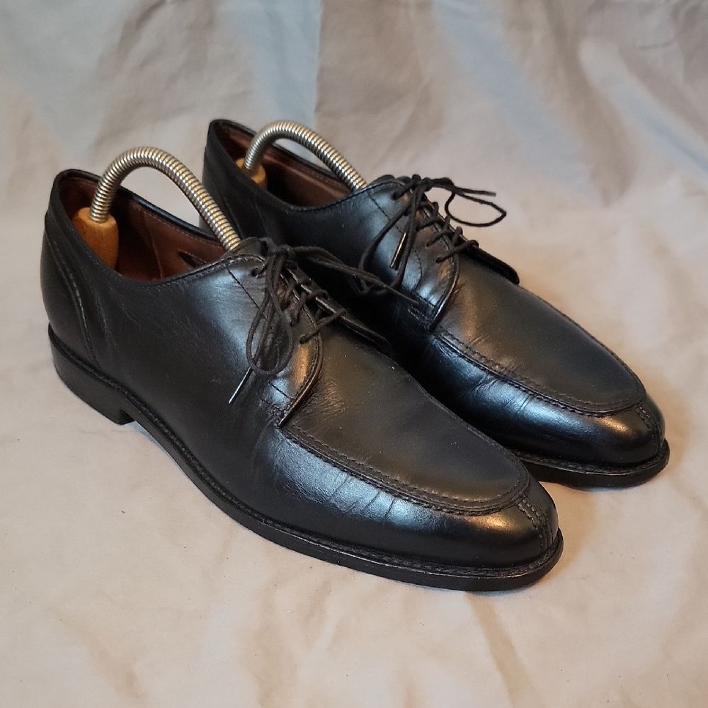 Allen Edmonds Black Leather Oxfords Timeless Design 9 D LaSalle